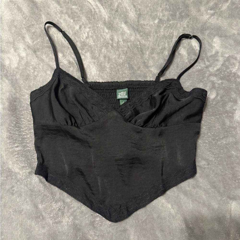 Wild Fable Black Bandeau Top